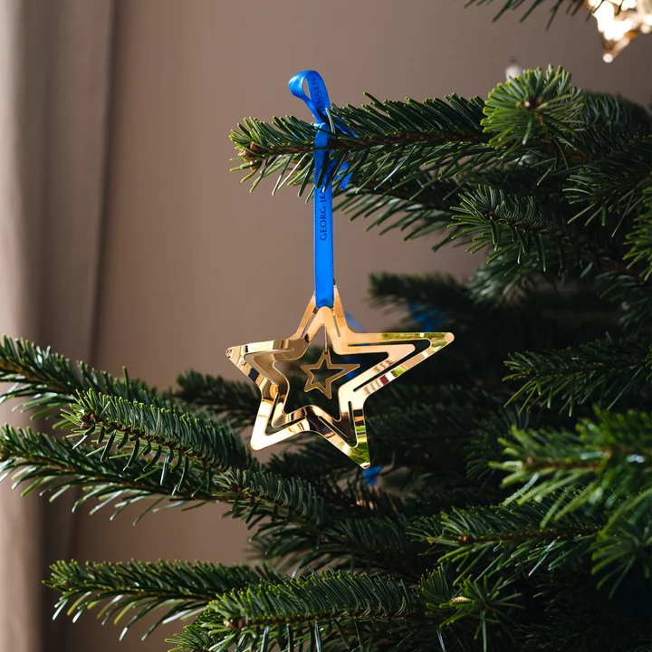 Georg Jensen - Weihnachtsmobile 2021 Sternschnuppe, palladium