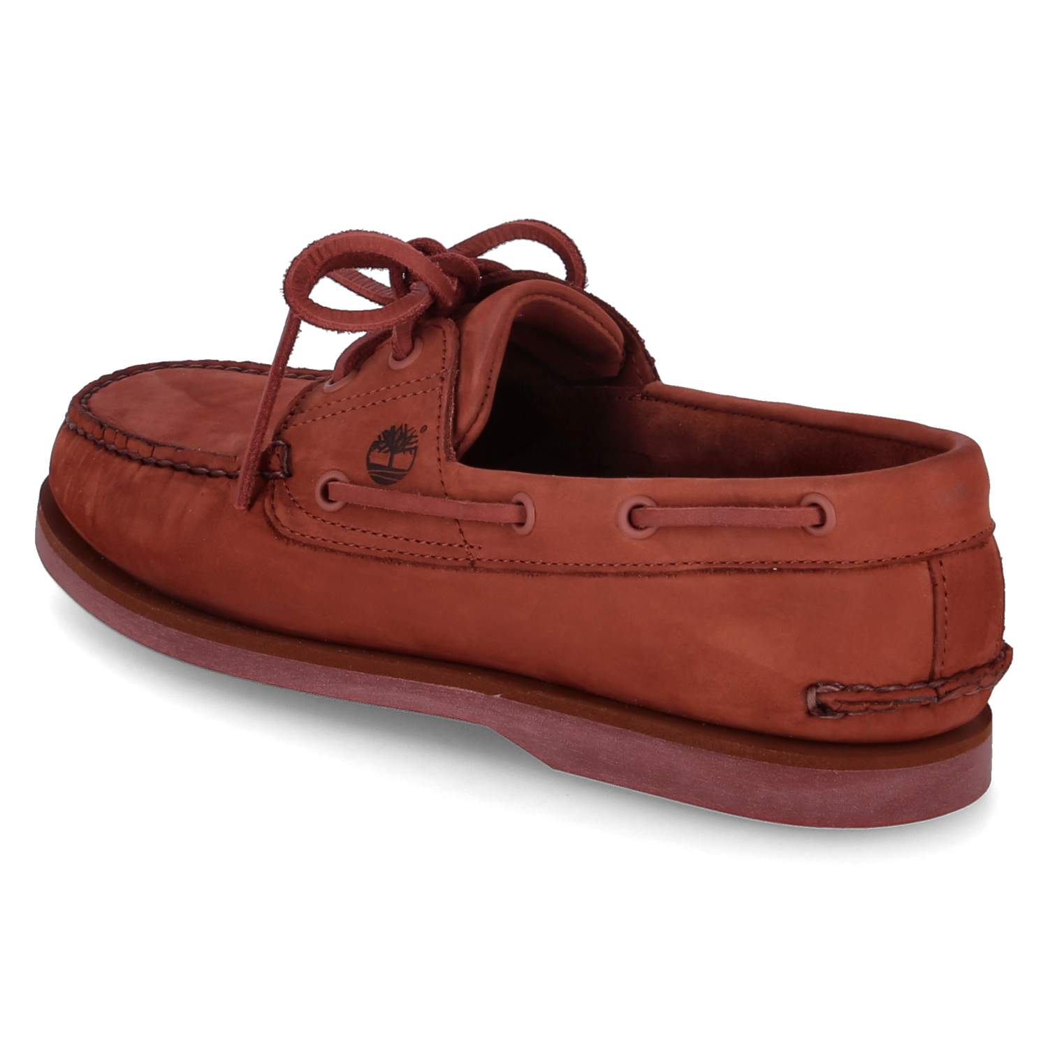 Timberland Halbschuhe CLASSIC BOAT - dark red nubuck
