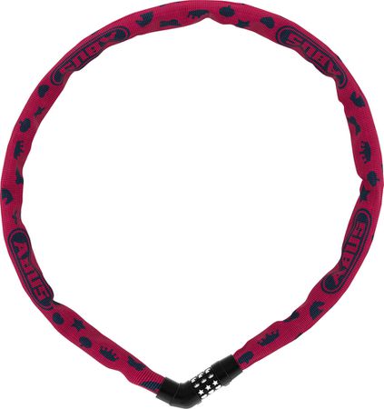 STEEL-O-CHAIN 4804C75 Symbols Kettenschloss  pink  75CM