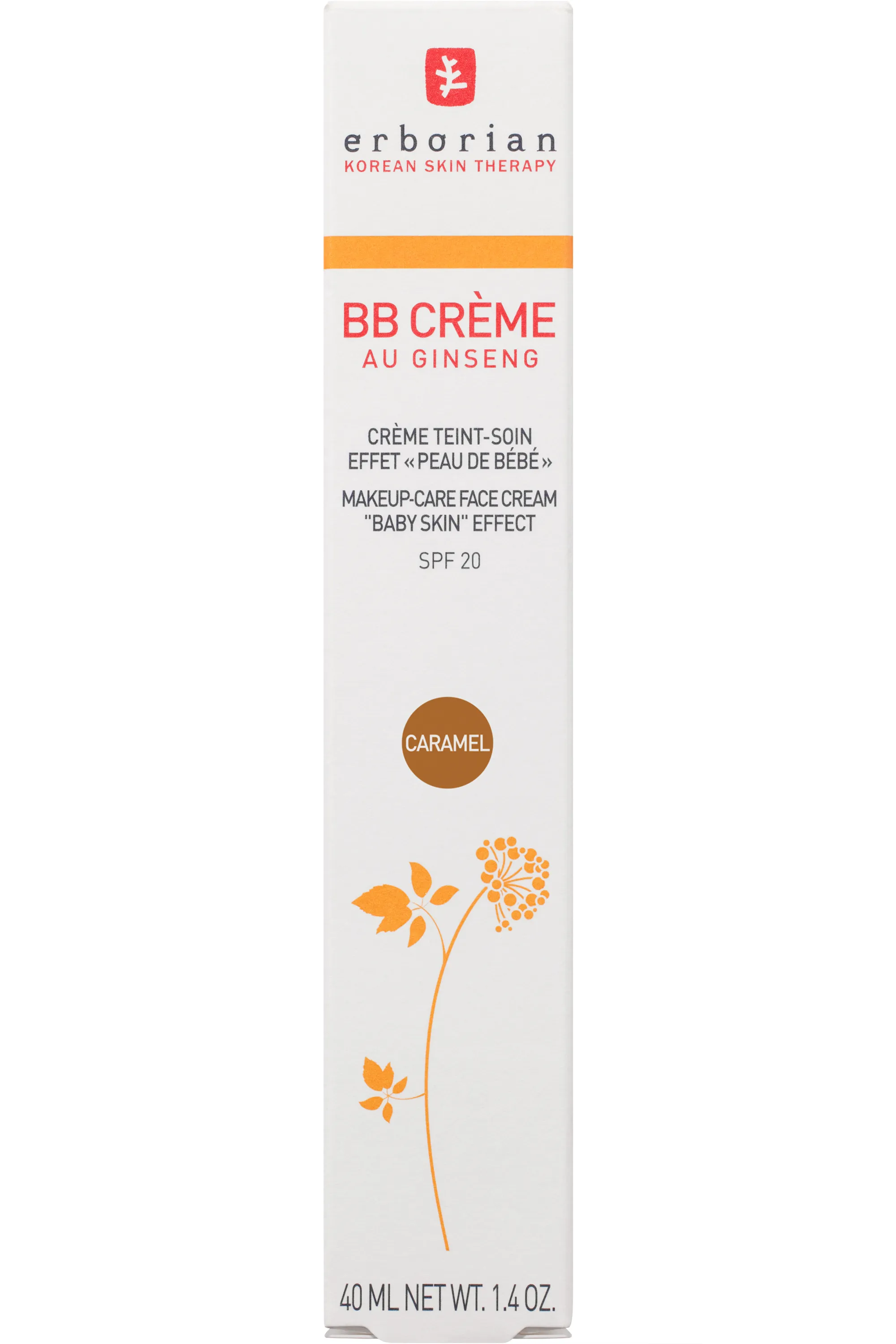 Erborian BB Crème au Ginseng SPF20 Caramel-15 ml