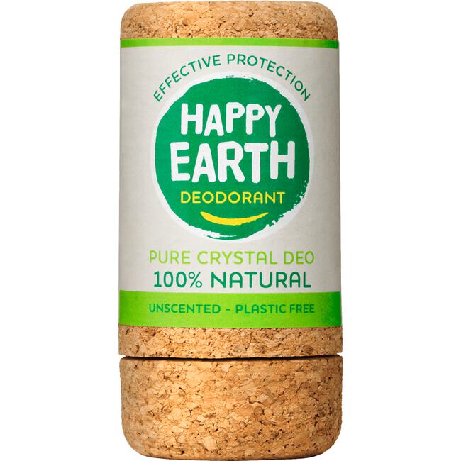 Happy Earth 100% Natuurlijke Deodorant Crystal Unscented 90 gram