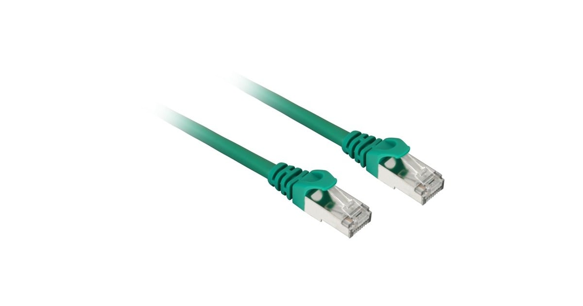 SharkoonPatchkabel SFTP, RJ-45 met Cat.7a  (Groen, 7,5 meter, Ruwe kabel)