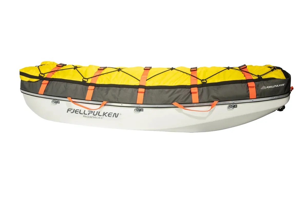 Fjellpulken Traverse 185 M/Forsterket Drag Og Sele Yellow