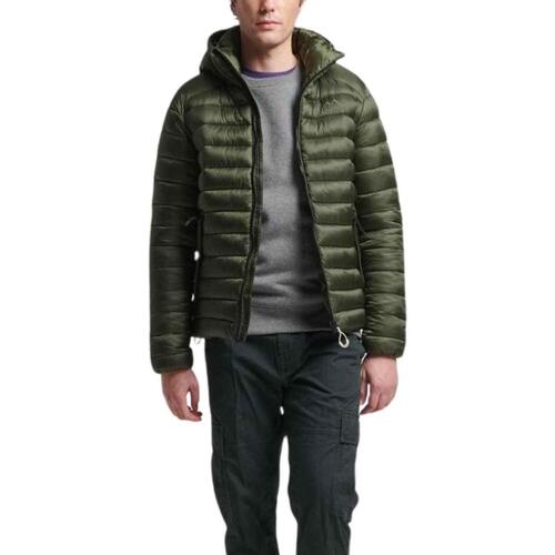 Superdry - HOODED FUJI SPORT PADDED JKT Verde