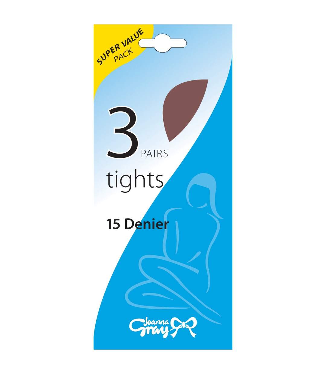 Joanna Grey - Collants (Lot de 3) - Femme (Vison) - UTLW418