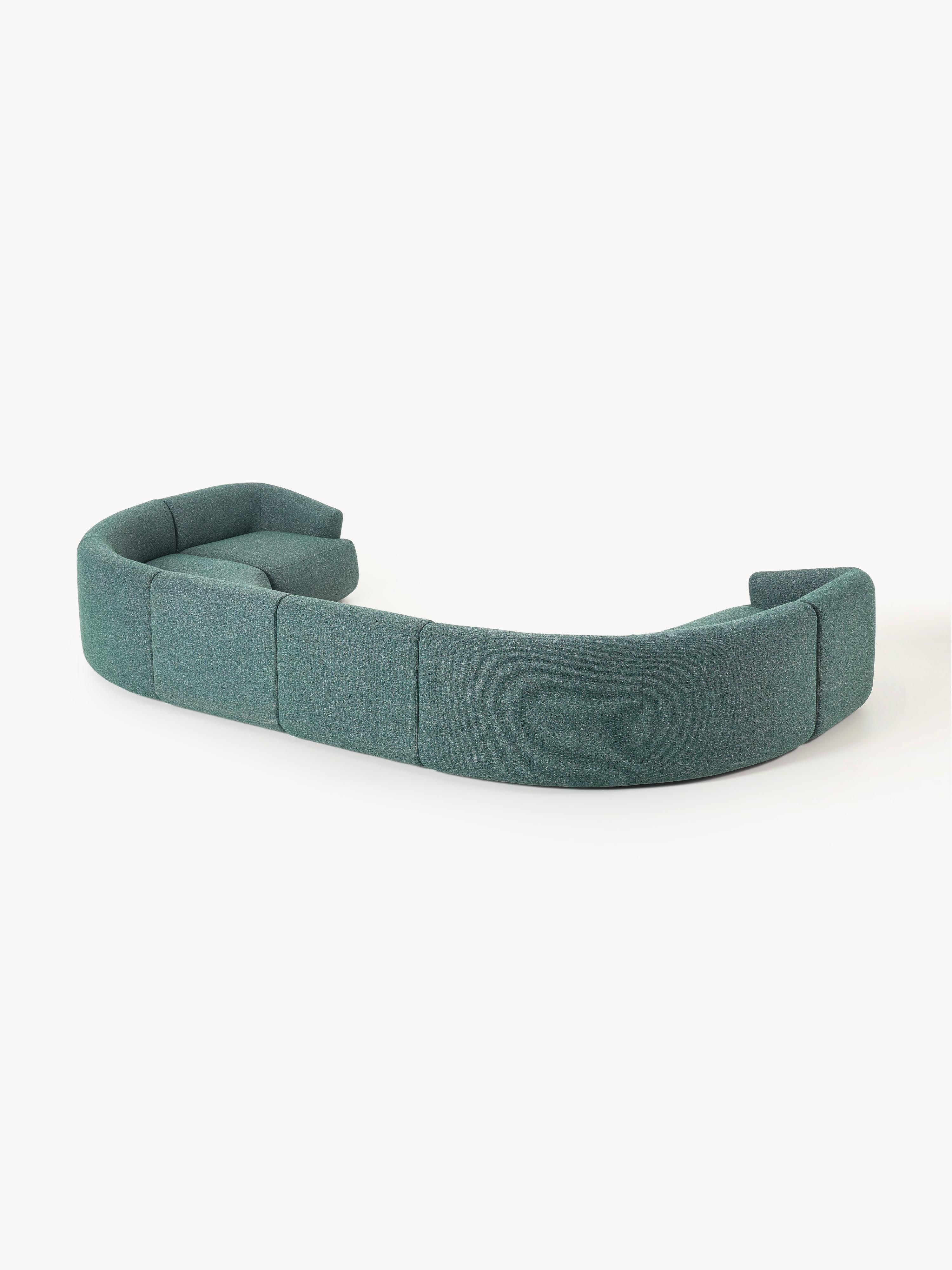Modulaire XL bouclé U-bank Sofia