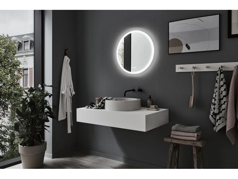 Paulmann Spiegel Mirra Ø 60 cm, LED Leuchtspiegel mit variabler Farbtemperatur