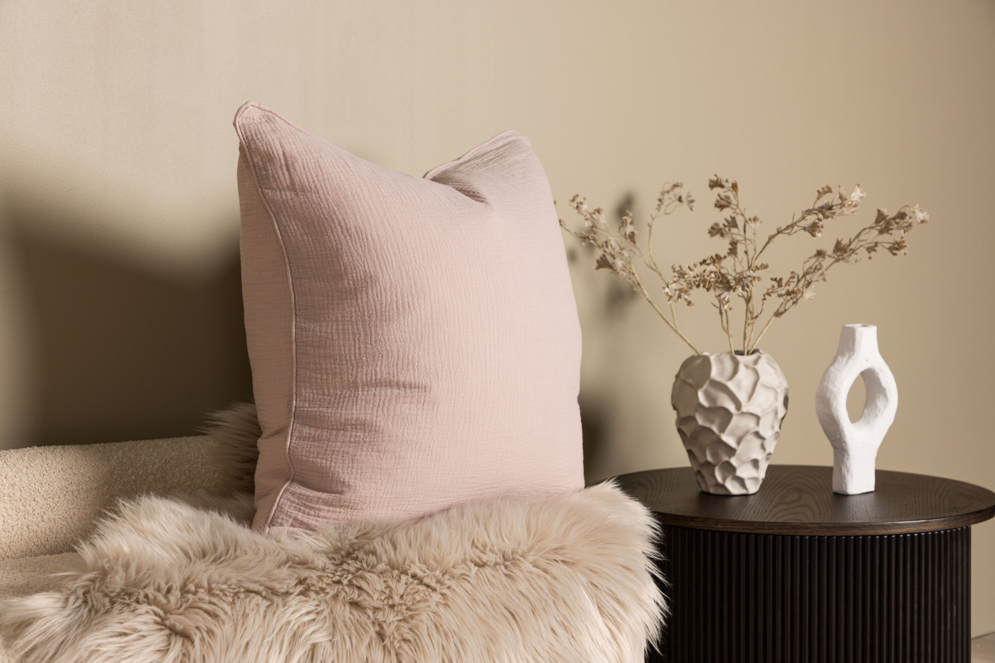 Movi Kussenhoes 60x60cm - Roze