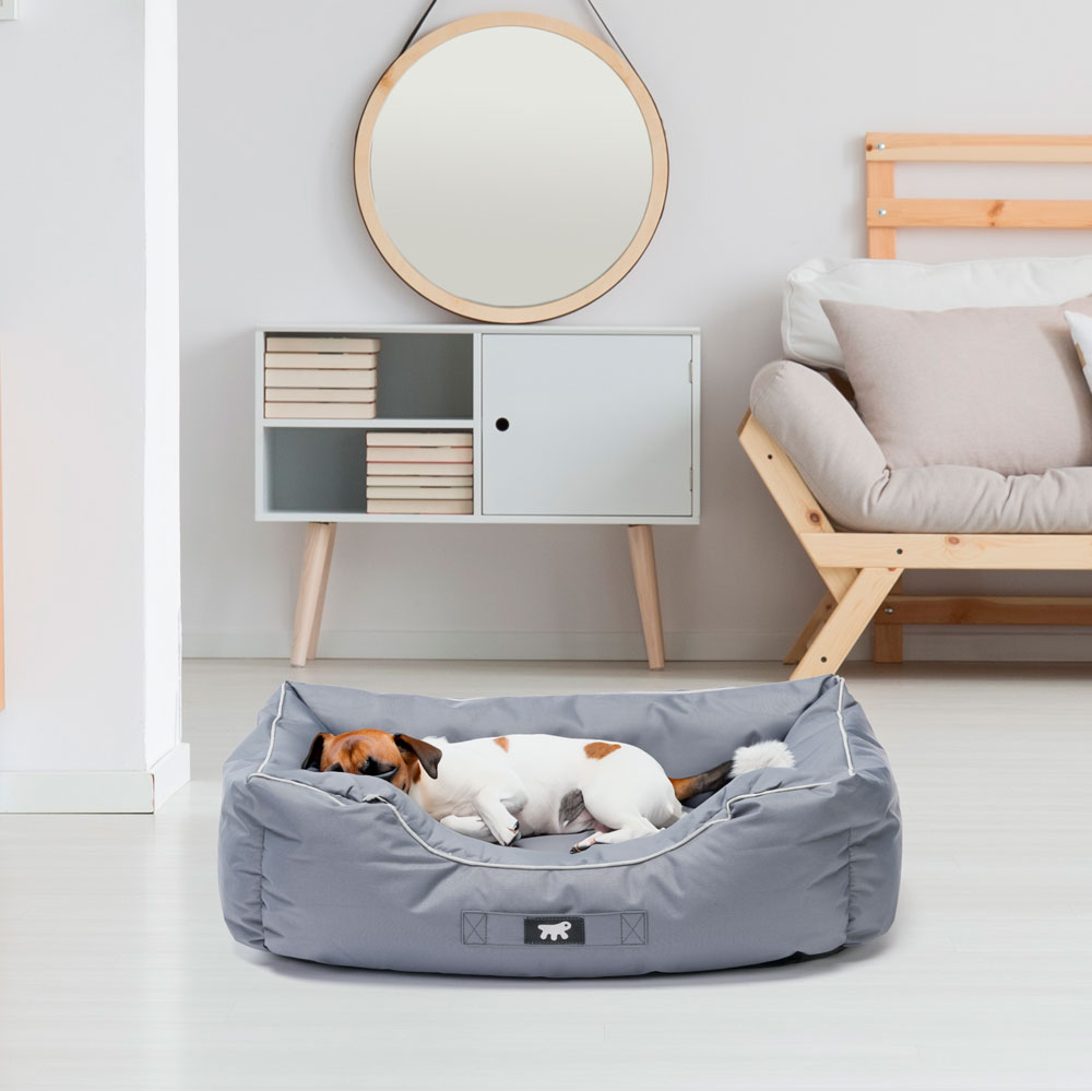 Ferplast panier chien coussin chien moyen taille tissu anti-rayures lavable en machine à 30°cmatelas pour chien imperméable 66 x