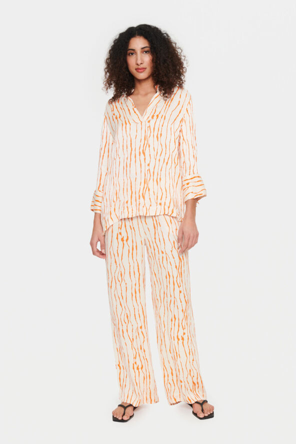 Saint Tropez UllaSZ Blouse Orange p animal skins
