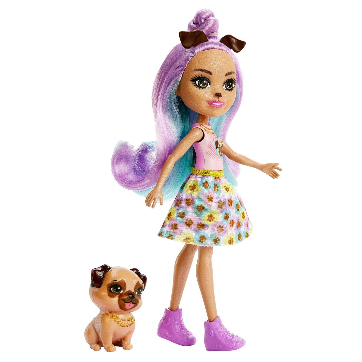 Poupée Enchantimals Penna Carlin et Trusty