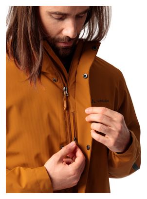 Parka Doublée Vélo Homme Vaude Cyclist II Marron