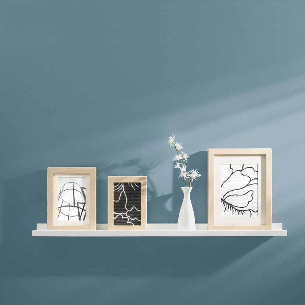 BILDEHYLLE DOLLE BORDER 30X90X600MM HVIT