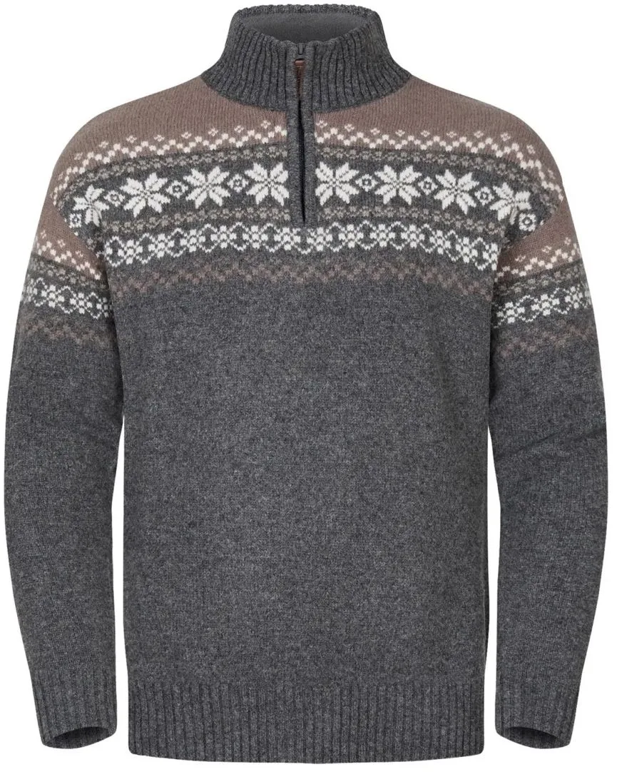 Gridarmor Snøkrystall Hz Ullgenser Men Grey/Beige/White