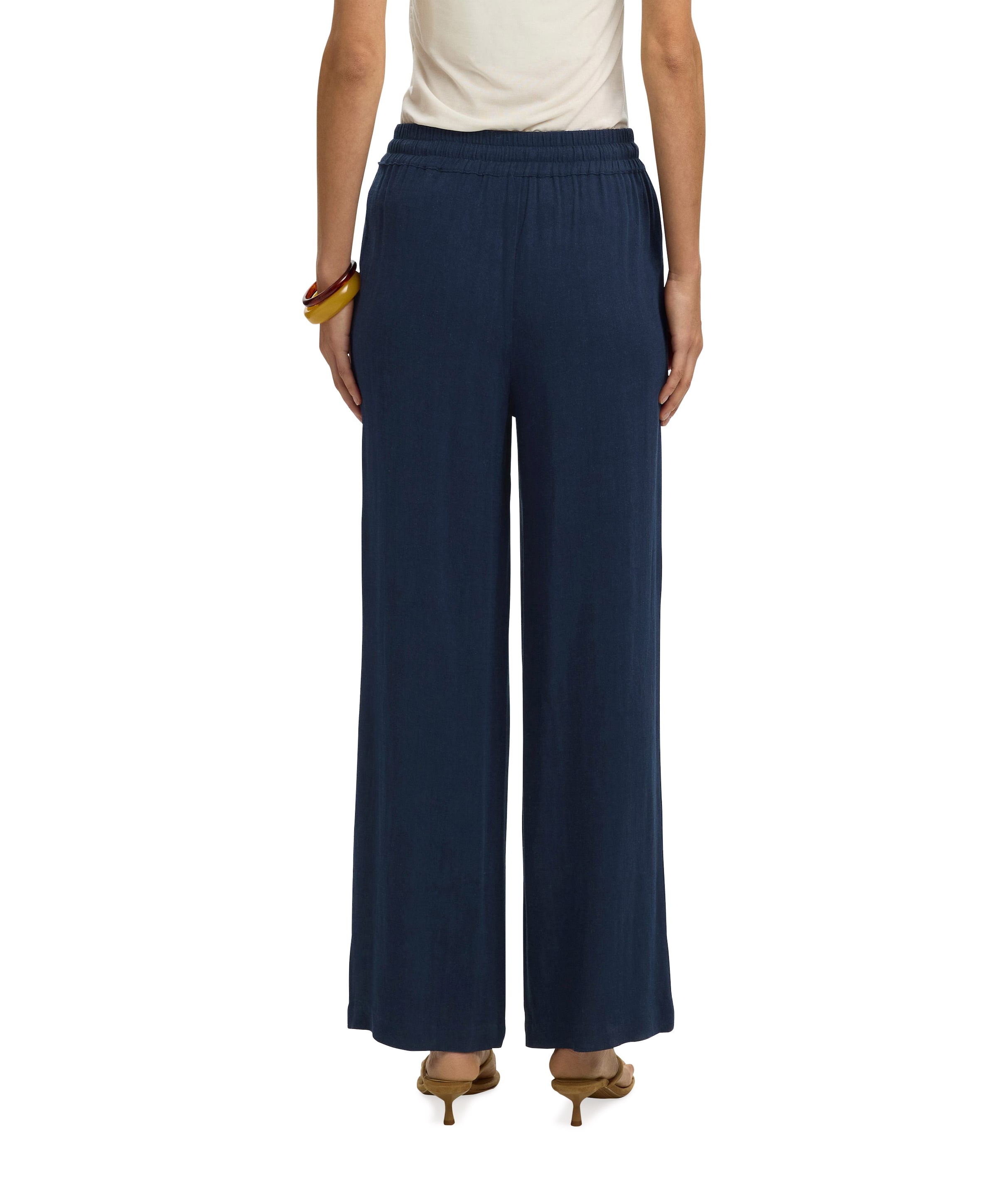 Selected SLFVIVA-GULIA MW LONG LINEN NO dames broek blauw