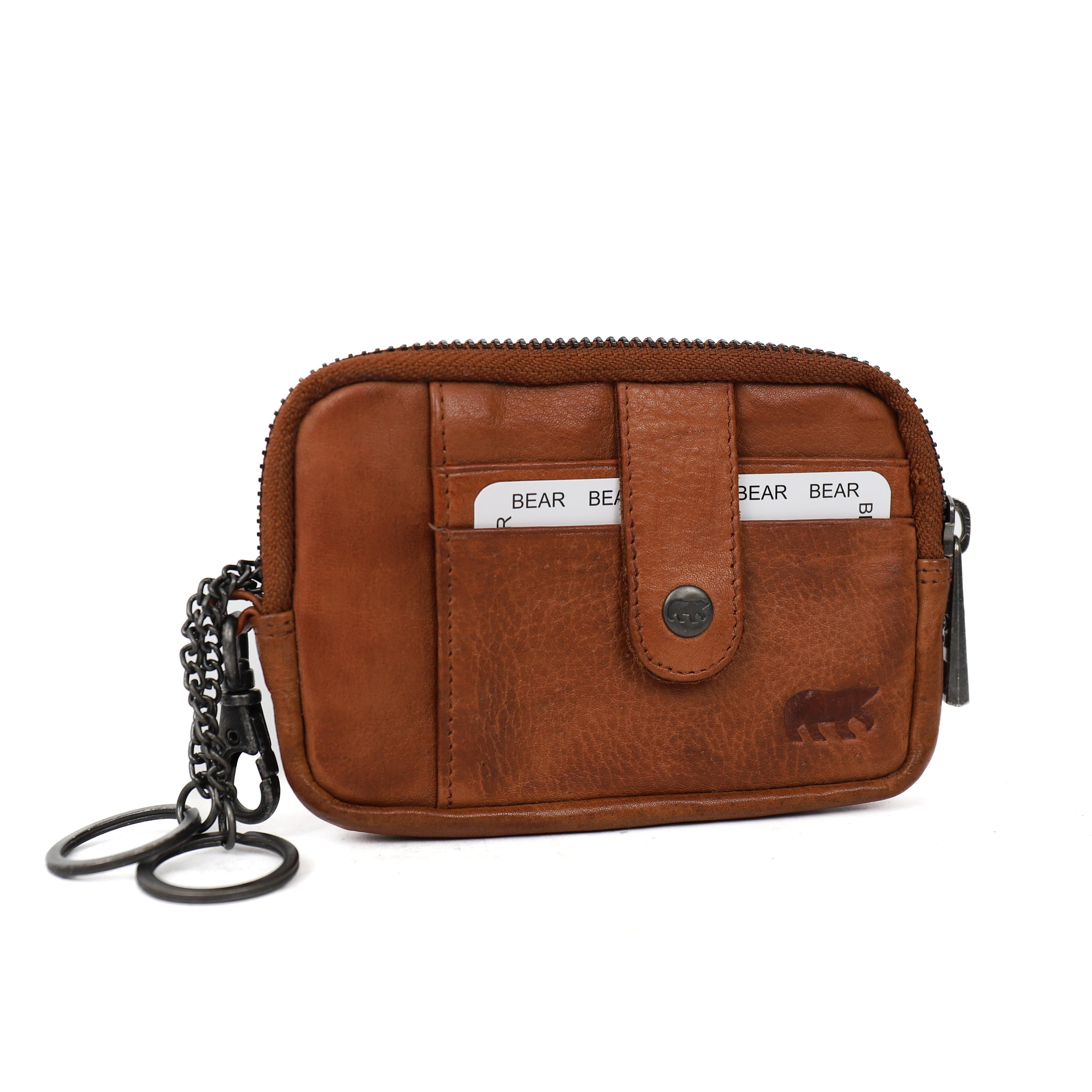 Sleuteletui 'Maise' cognac Cognac