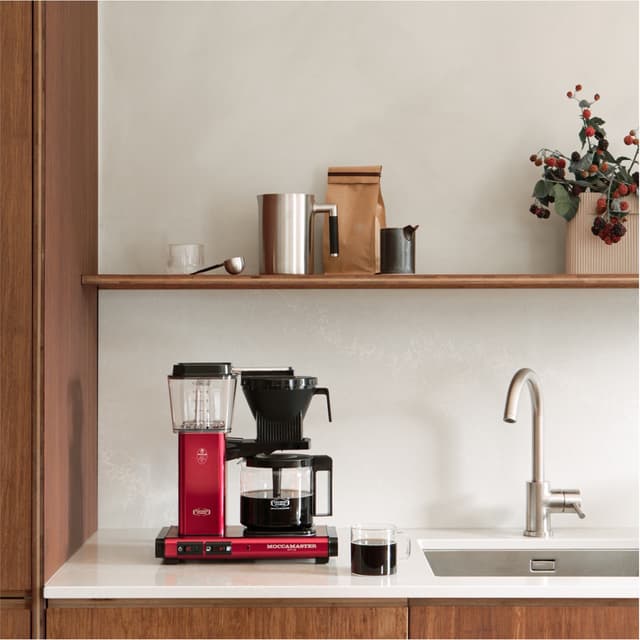 Moccamaster Optio kaffemaskine MOC53914 (red metallic)