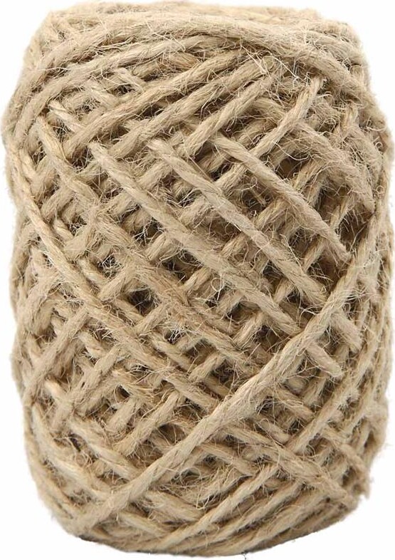 Natursnor - Tykkelse 1-2 MM - Hamp - Natur - 30 M