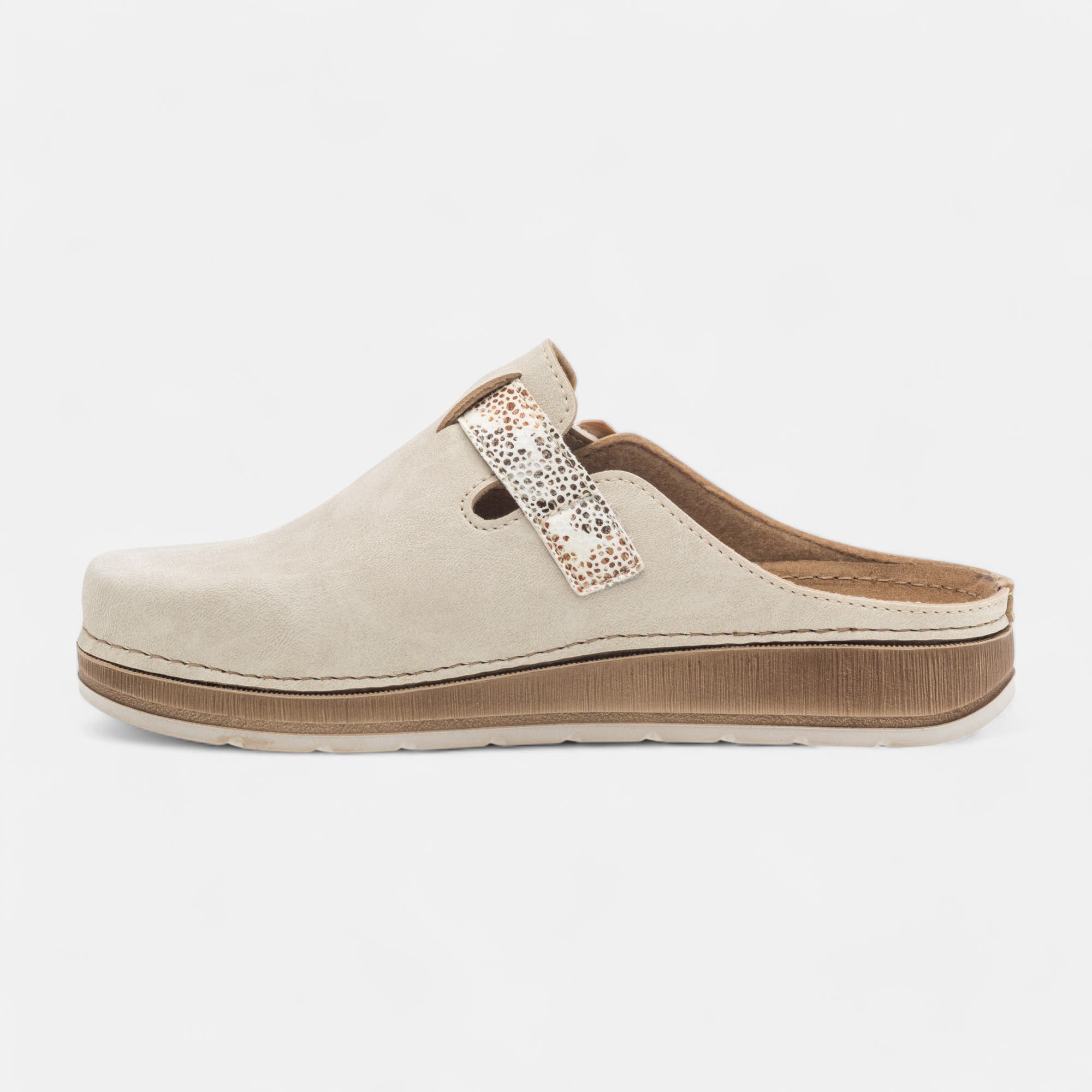 Mules Femme beige