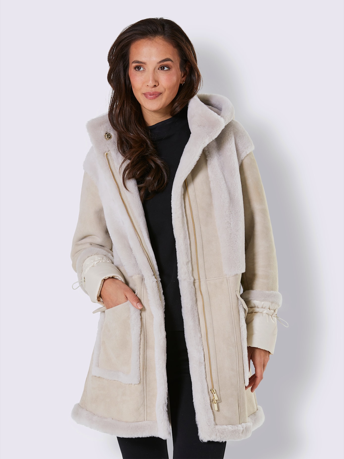 Veste en peau d'agneau superbe exclusivité