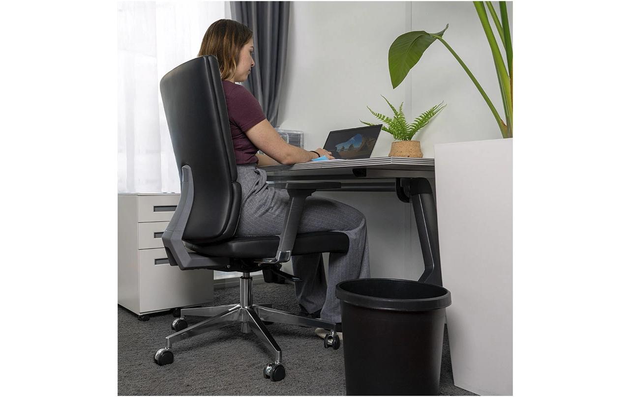 Bürostuhl ProRest Schwarz<br>Drehbarer Stuhl mit Armlehnen