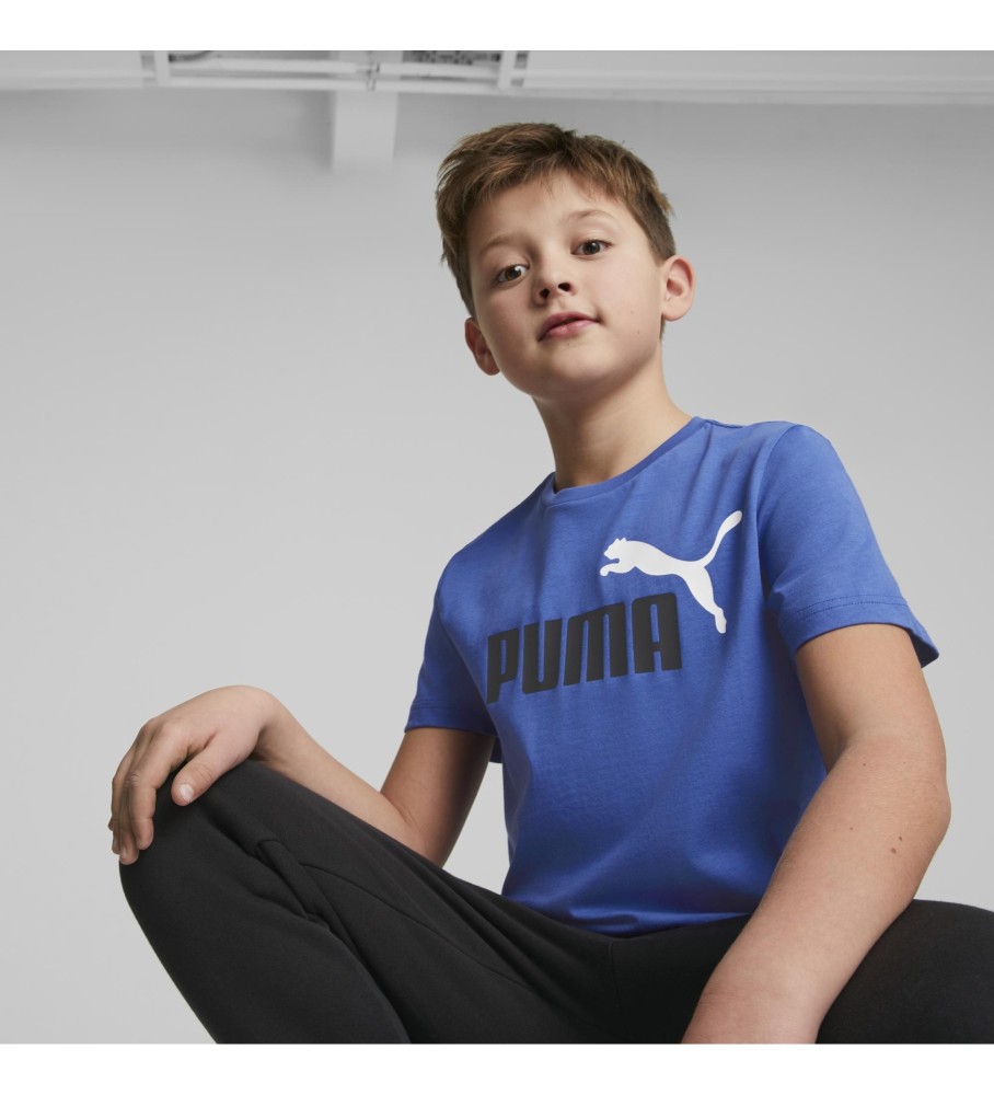Puma Camiseta Essentials+ Two-Tone Logo azul