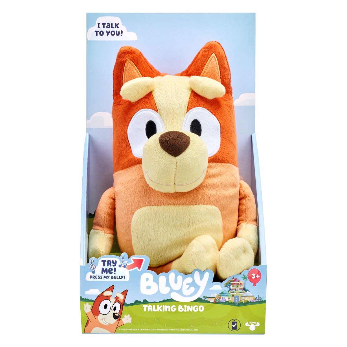 Grande Peluche Bingo parlante 31 cm Bluey