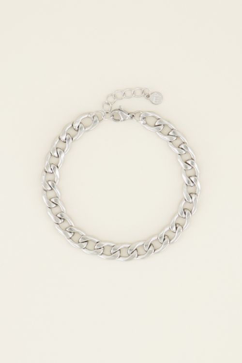 Armband platte schakels
