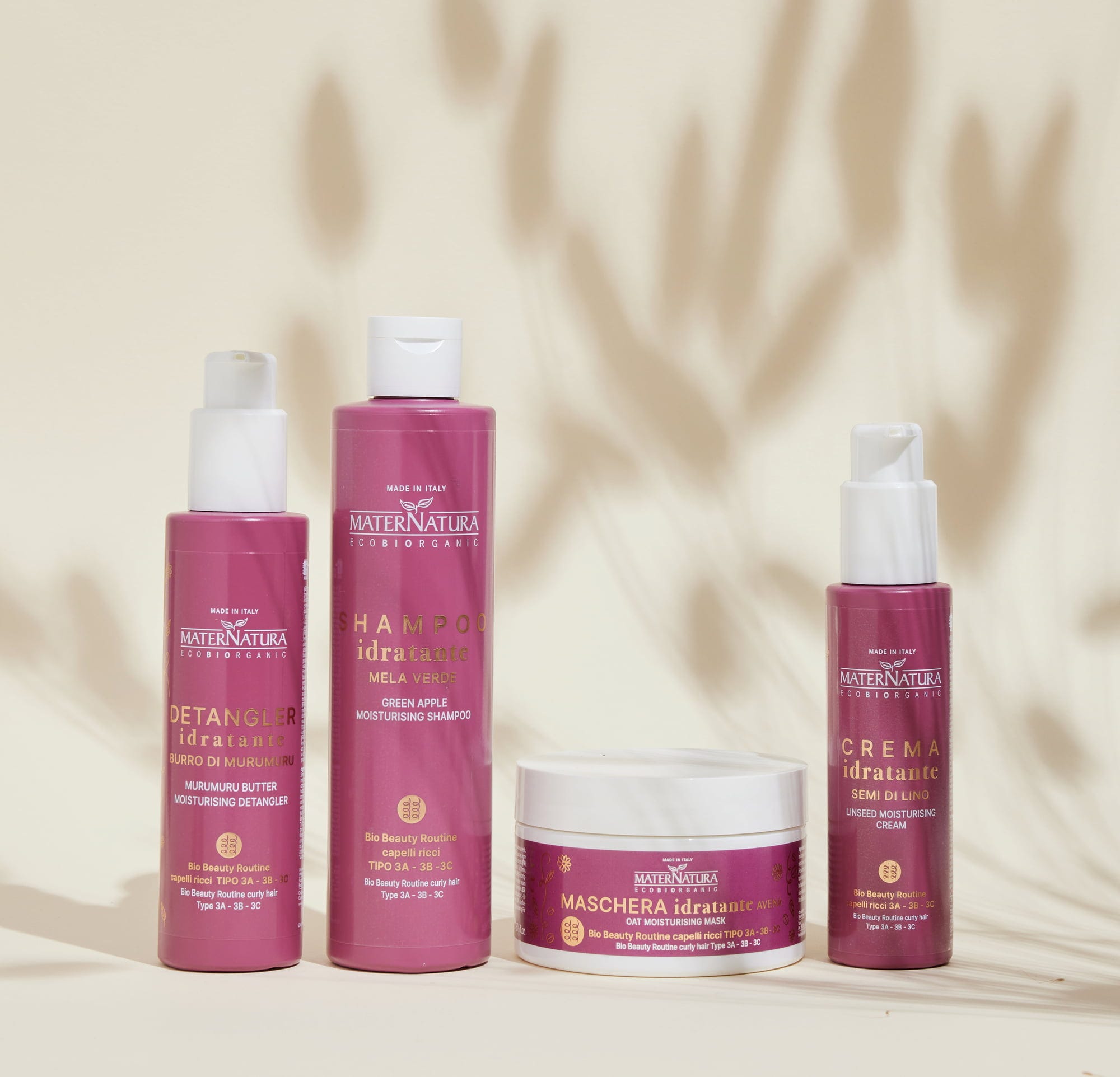 MaterNatura  Locken Pflegeroutine, 1 Set