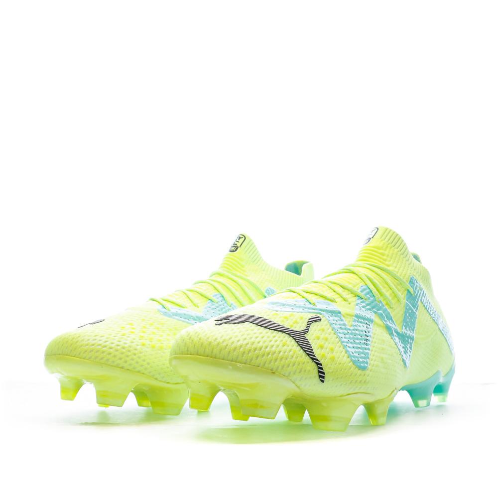 Puma Chaussures de Football Bleu/Jaune Fluo Homme Puma Future Ultimate