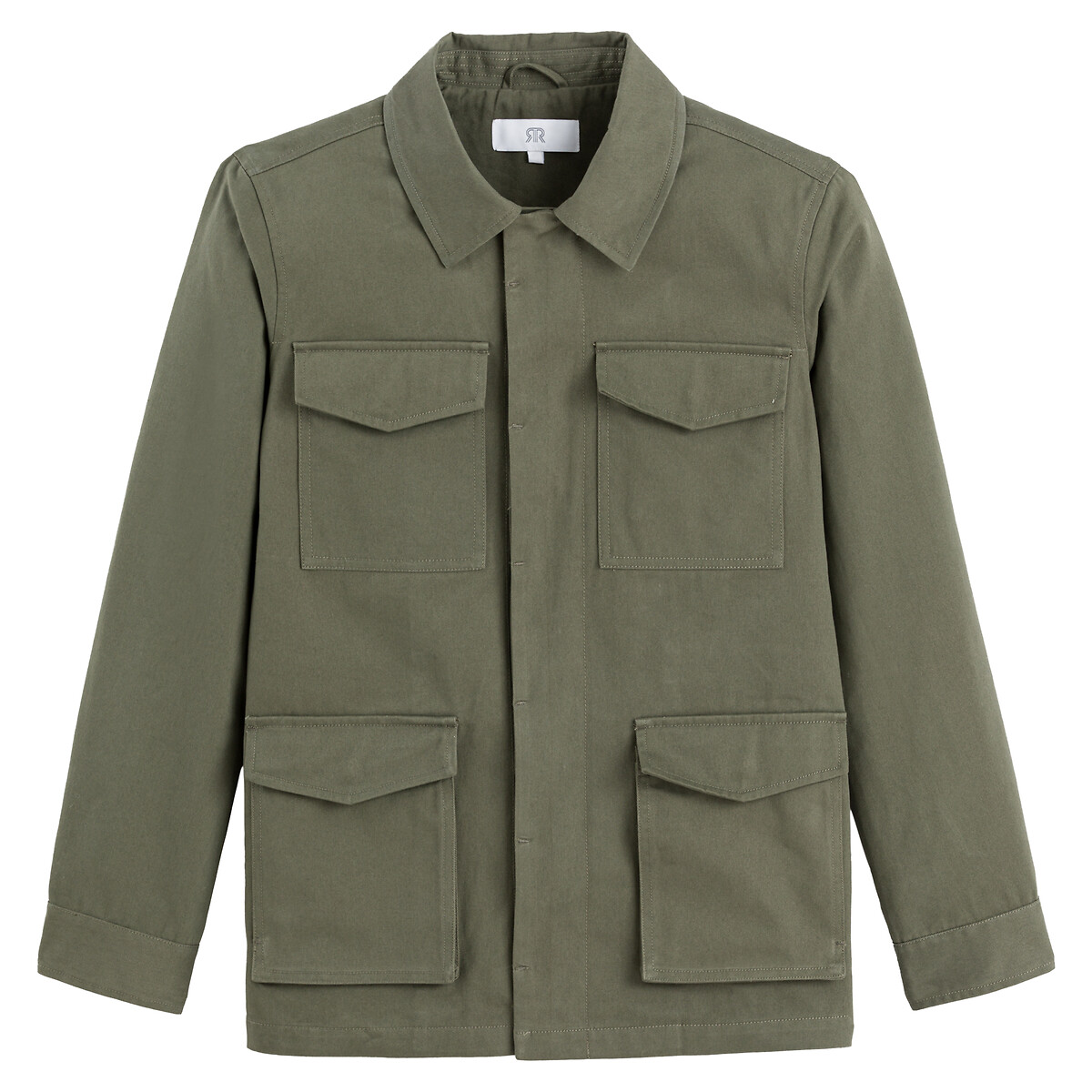 COLEÇÕES LA REDOUTE<br>Jaqueta safari de comprimento médio