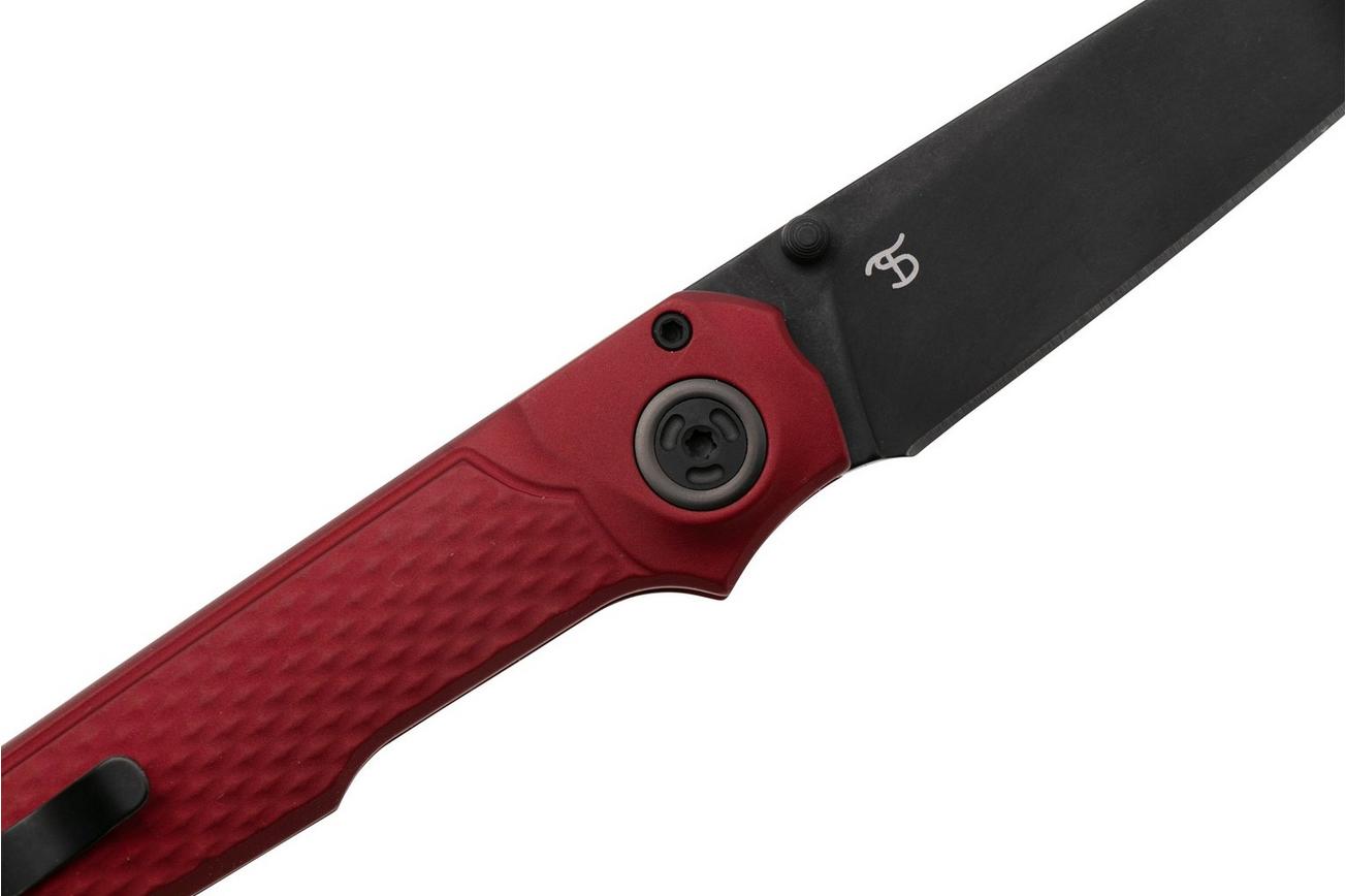 MKM Miura MK-MI-ARDB Blackwashed MagnaCut, Red Aluminium, zakmes, Simone Tonolli design