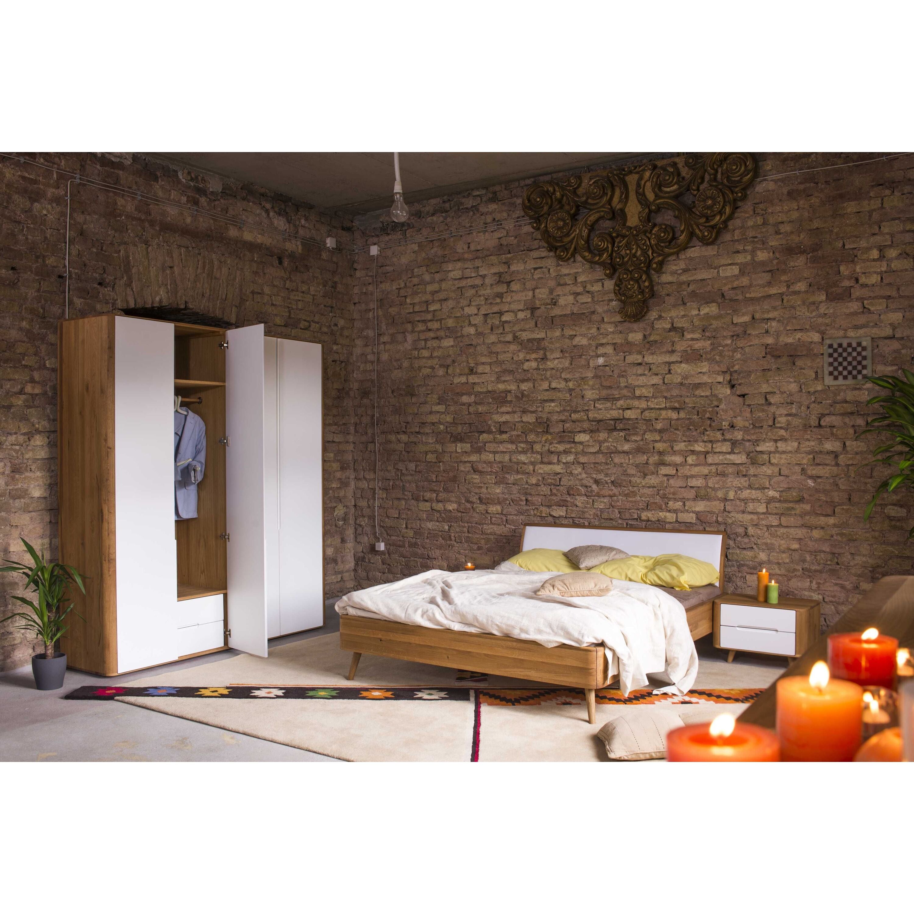 Ena bed 160x200 whitewash