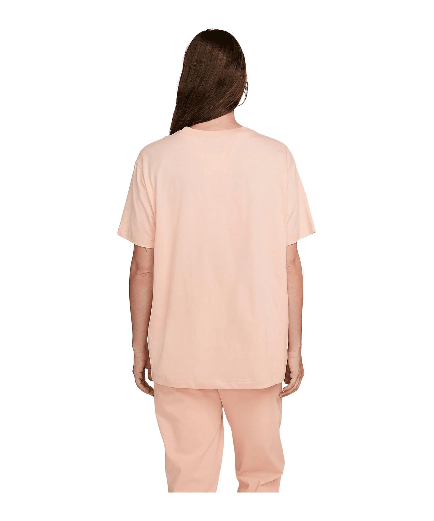 Nike Essential T-Shirt Damen Orange Weiss F800