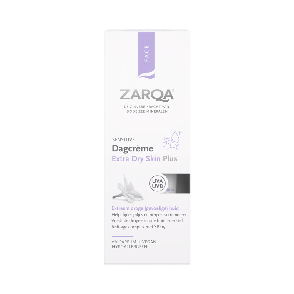 Zarqa Dagcreme Extra Dry Skin Plus SPF15 Sensitive50 ml