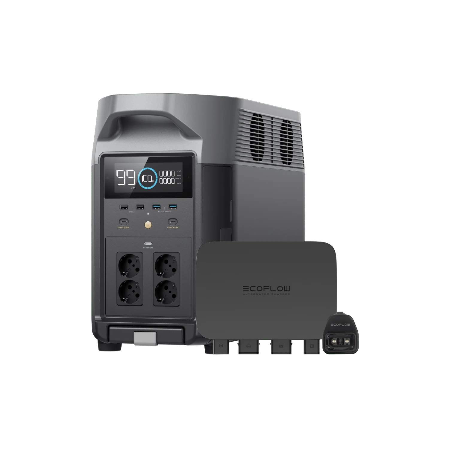 EcoFlow Batterieladegerät 800 W + WAVE 2 + WAVE 2 Zusatzbatterie