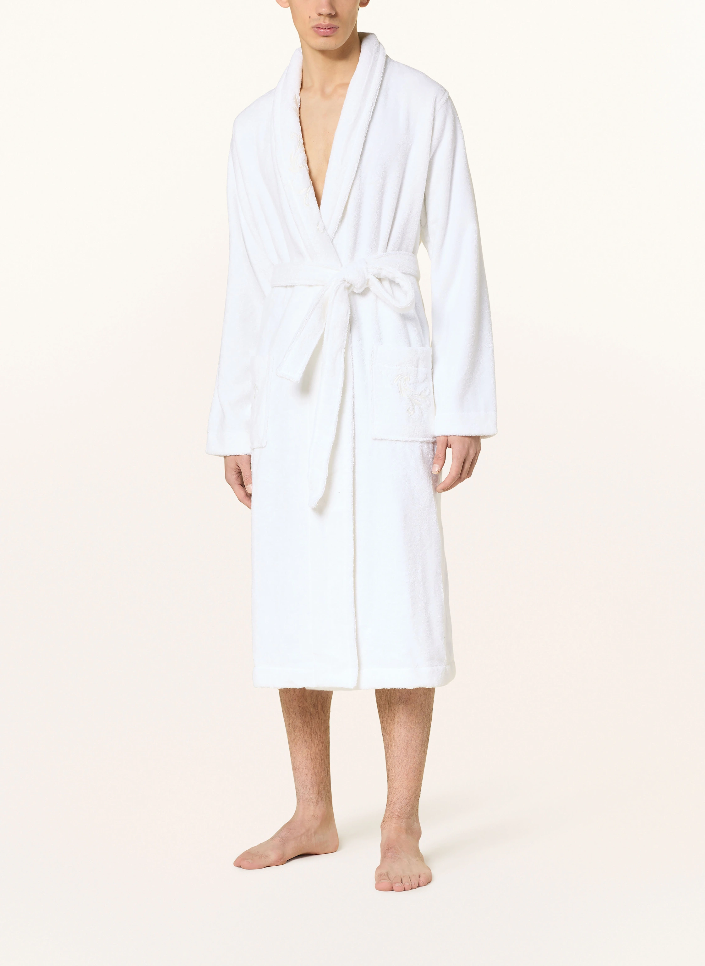 Christian Fischbacher Unisex-Bademantel SNOW LACE
