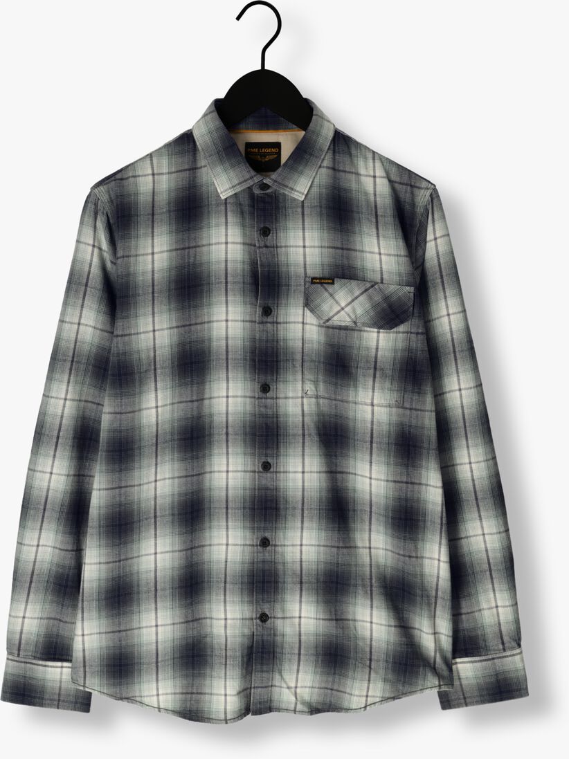 PME LEGEND groene pme legend casual overhemd long sleeve shirt ctn twill check