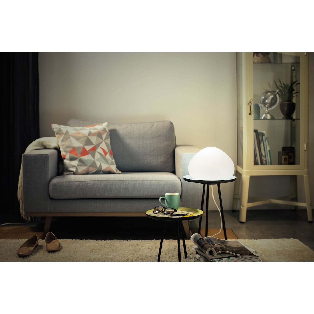 Philips Hue Wellner bordlampe (hvit)