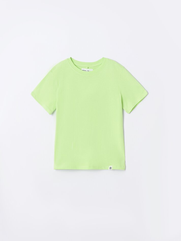 Pacote com 4 camisetas de manga curta sortidas - Verde Fluorescente
