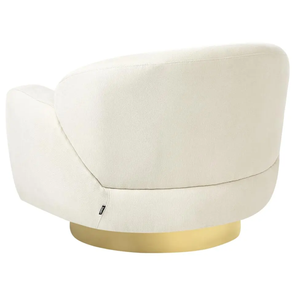LEJRE - Fauteuil - Lichtbeige - Polyester