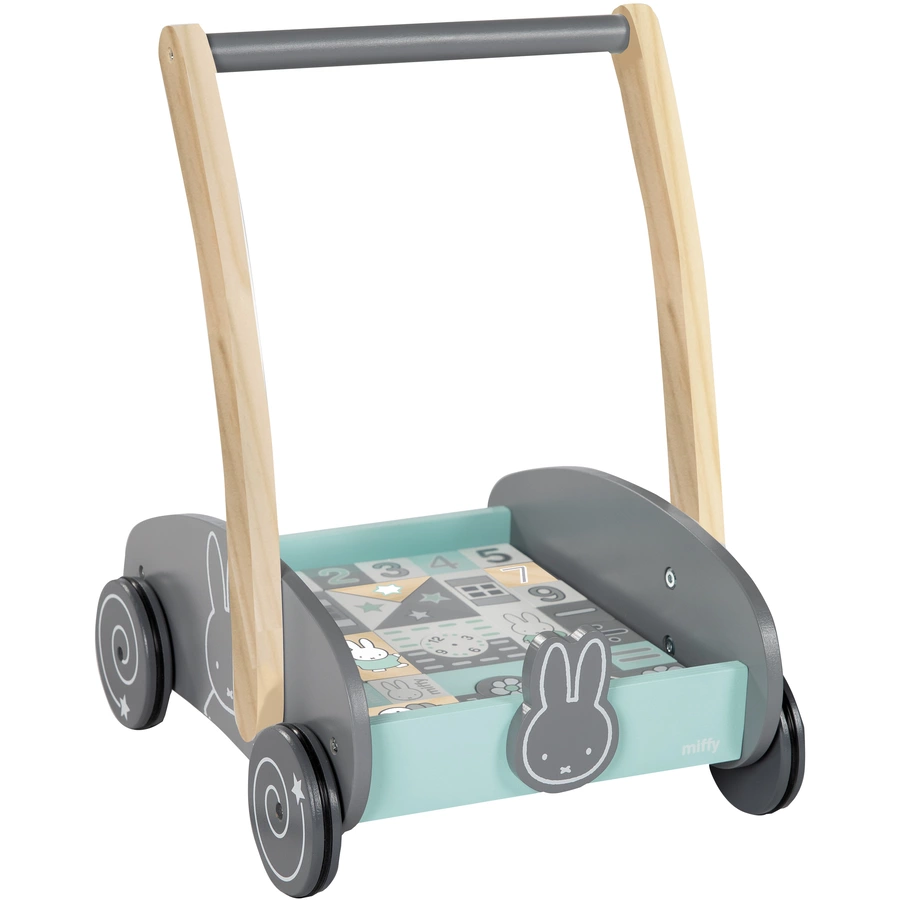 roba Schiebewagen Miffy mit Bauklötze-Set 35-tlg.