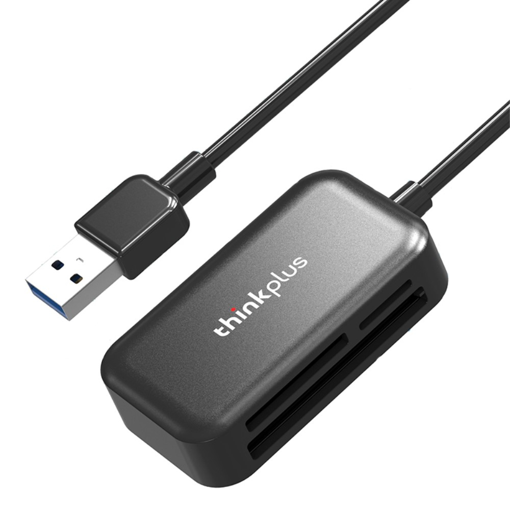 3 in 1 USB 3.0 Kartenlesegerät Card Reader für SD / CF und Micro SD Speicherkarten - Schwarz
