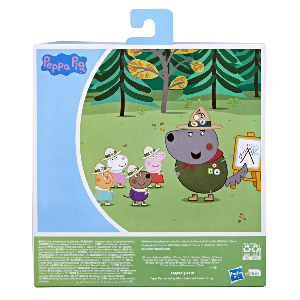 Coffret figurines Peppa Pig et ses amis en forêt