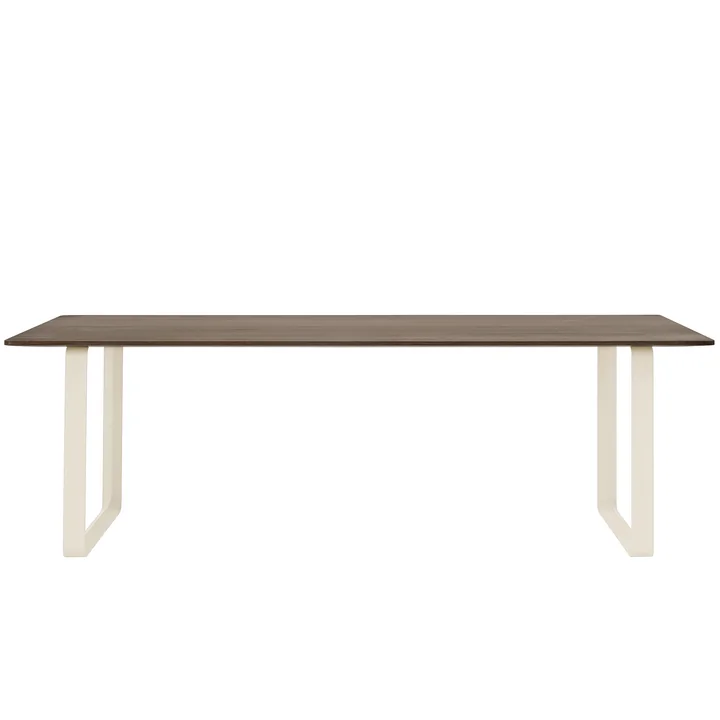 Muuto - 70/70 Esstisch, 225 x 90 cm, Eiche geräuchert / sand