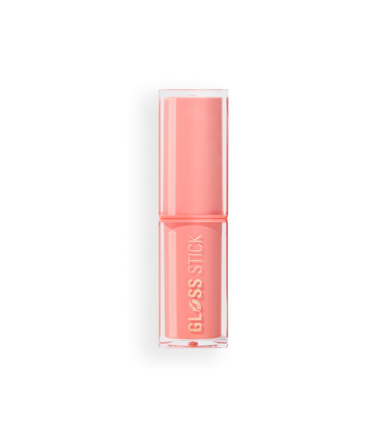 Makeup Revolution - Batom Pout Lip Gloss Stick - Shimmer Peach Sorbet Nude