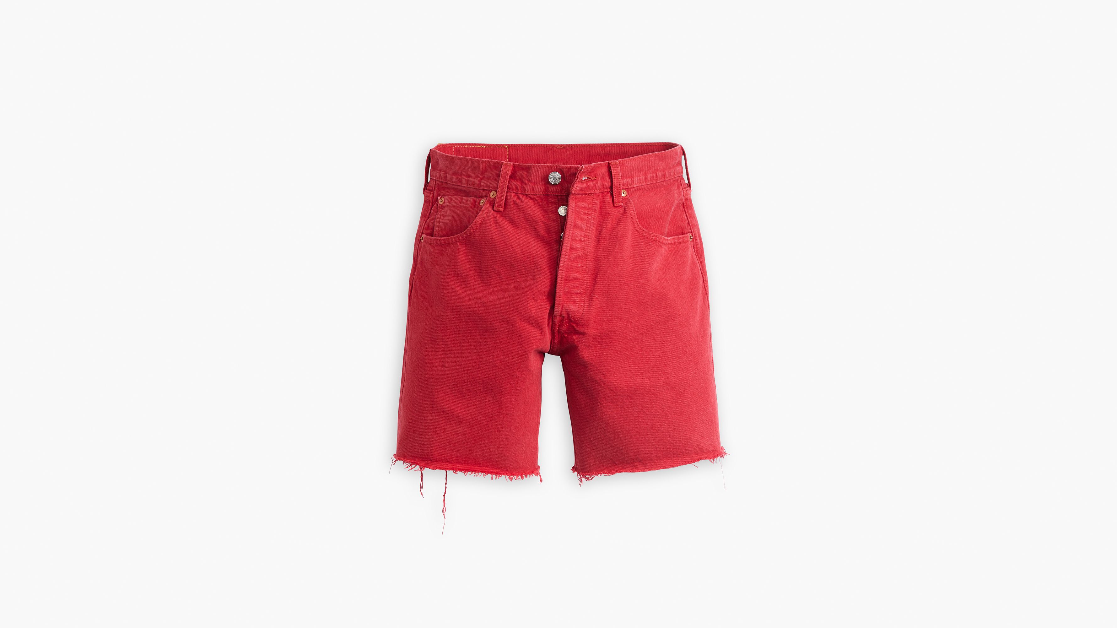 Short 501® '93 effiloché - Red Sun Gd Shorts - Rouge