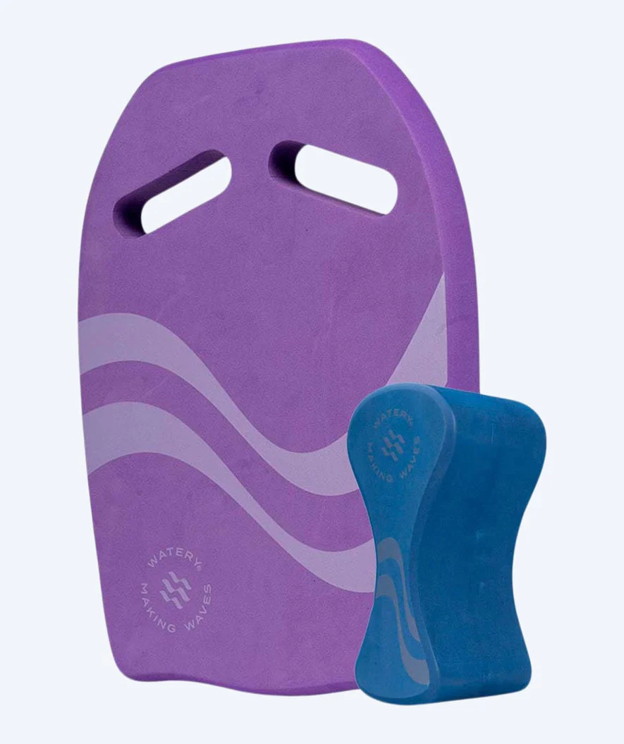 Watery bundle med pullbuoy og svømmeplade - Heat