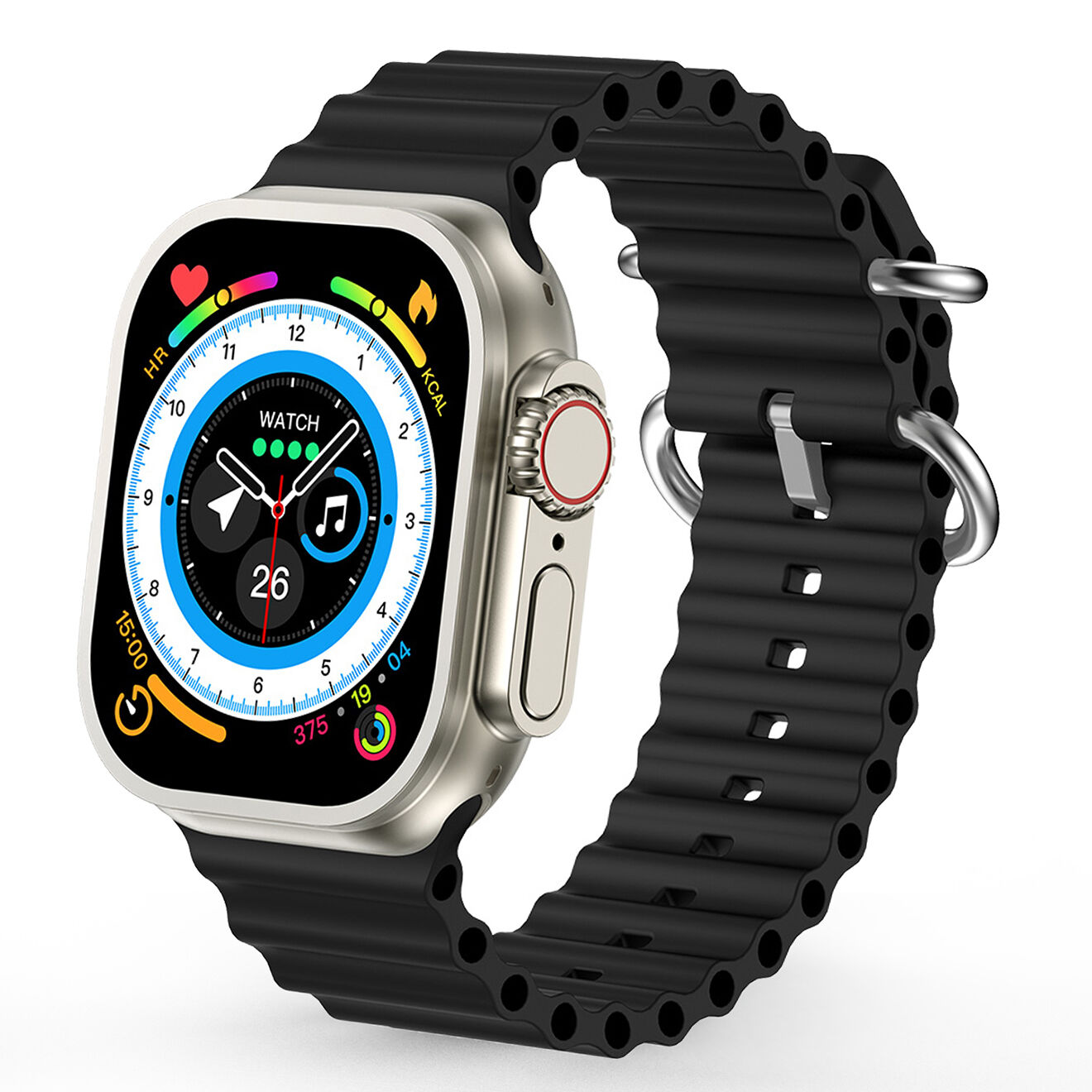 Onamaste Montre connectée multifonctions noire