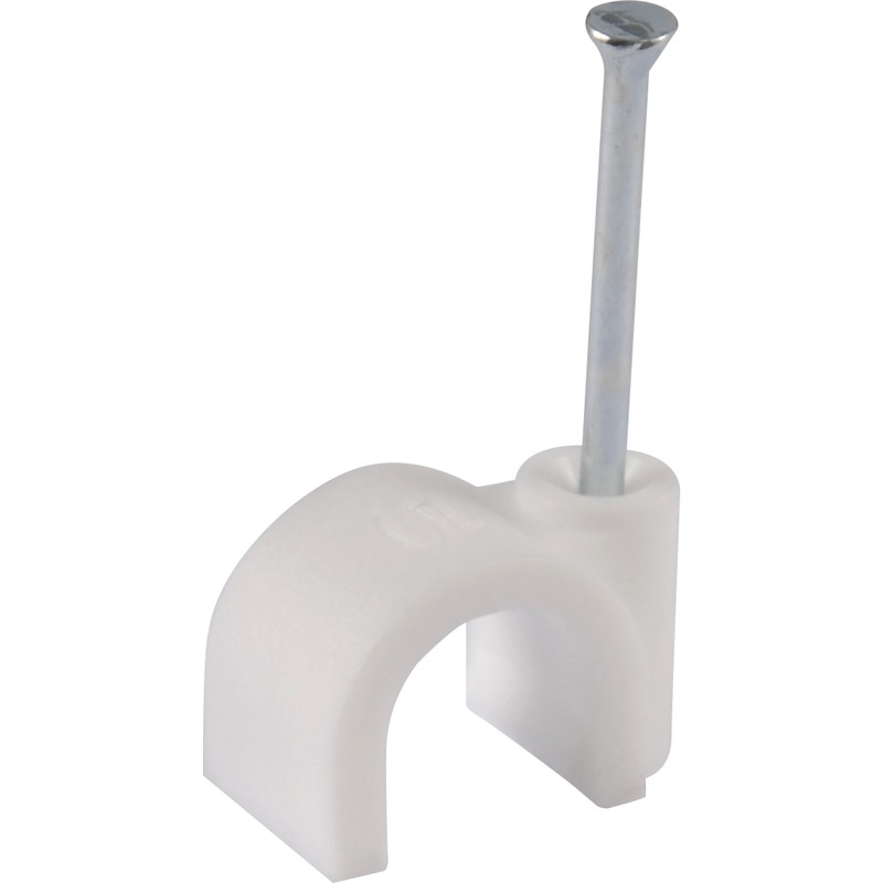 Kabelklem 10mm wit